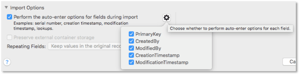 FileMaker 18 New Import Interface