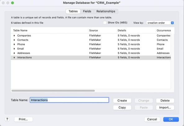 CRM-database-FileMaker-5