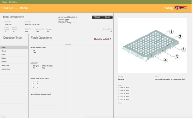 SSIbio custom FileMaker application