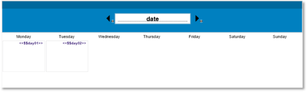 FileMaker Calendars Monday Start of Week